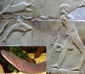Peces y rayas eléctricas en el antiguo Egipto