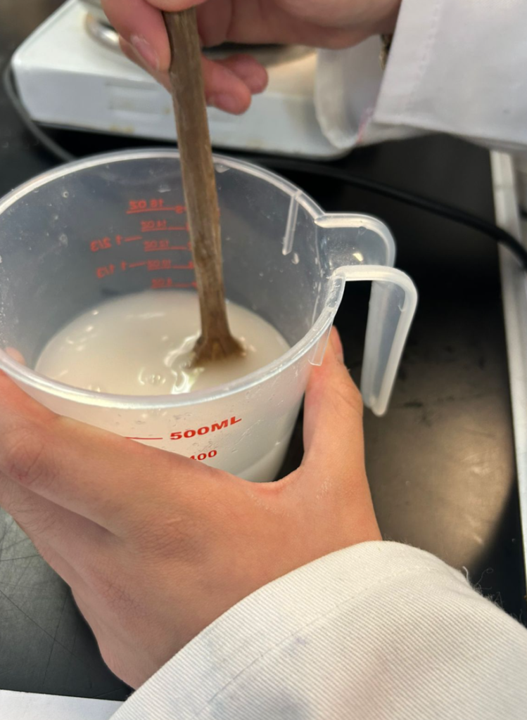 Hidratación de la grenetina