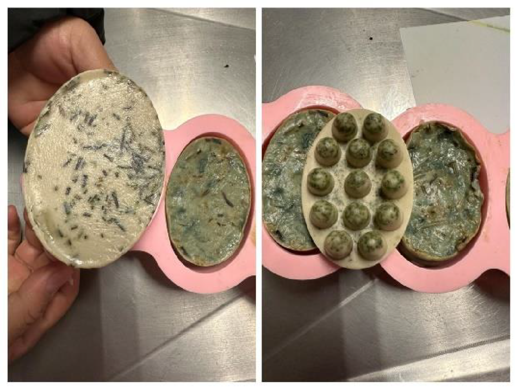 Color obscuro, demasiado graso, tenía un olor muy fuerte a cebolla y tenía una consistencia blanda.